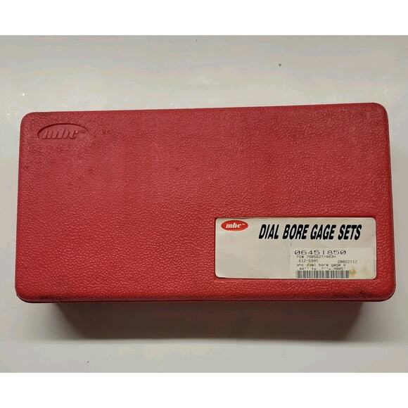 MHC Dial Bore Gage Set Gauge 0.4 - 0.7" x .0005 with Certificate - Picture 2 of 9